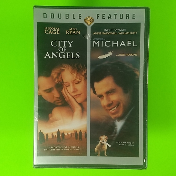 Double Feature Chick Flick! City of Angels/Michael, DVD, Factory Sealed - Picture 9 of 9